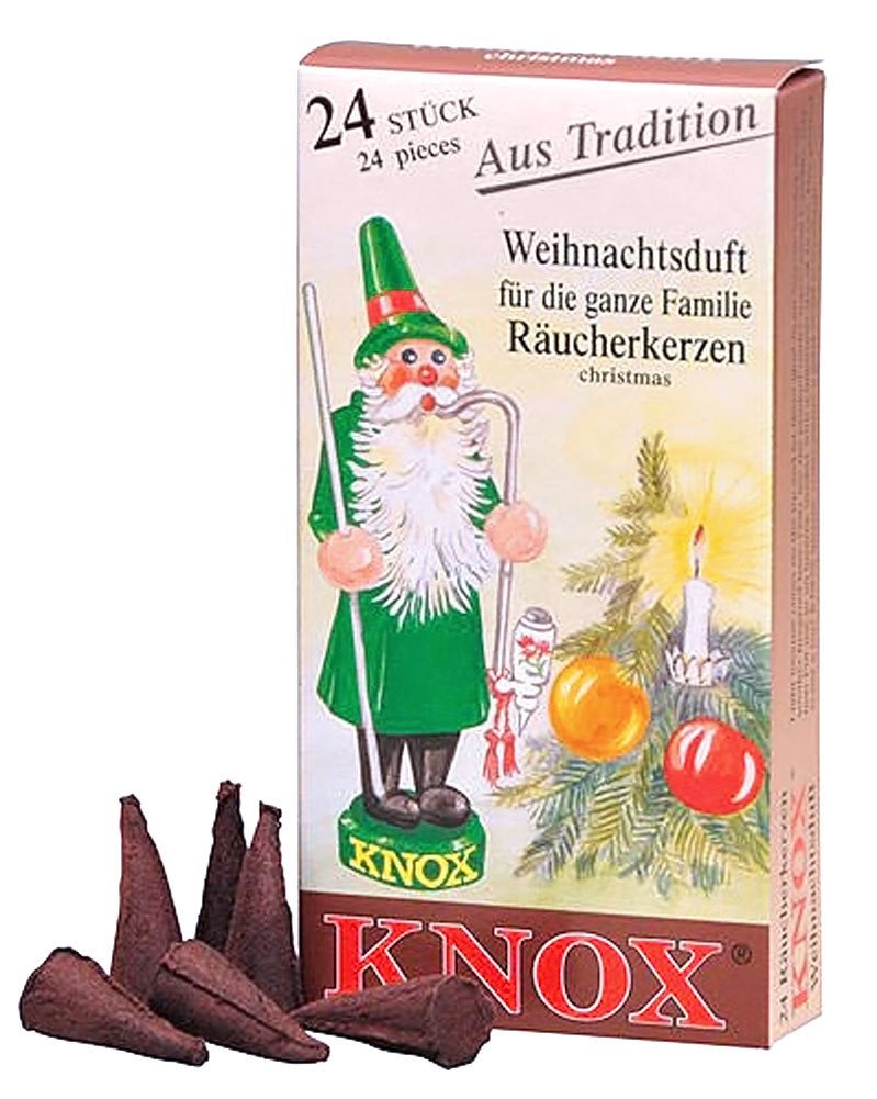 KNOX Christmas Scented Incense Cones, 24 Pack, Made in Germany - Image 4